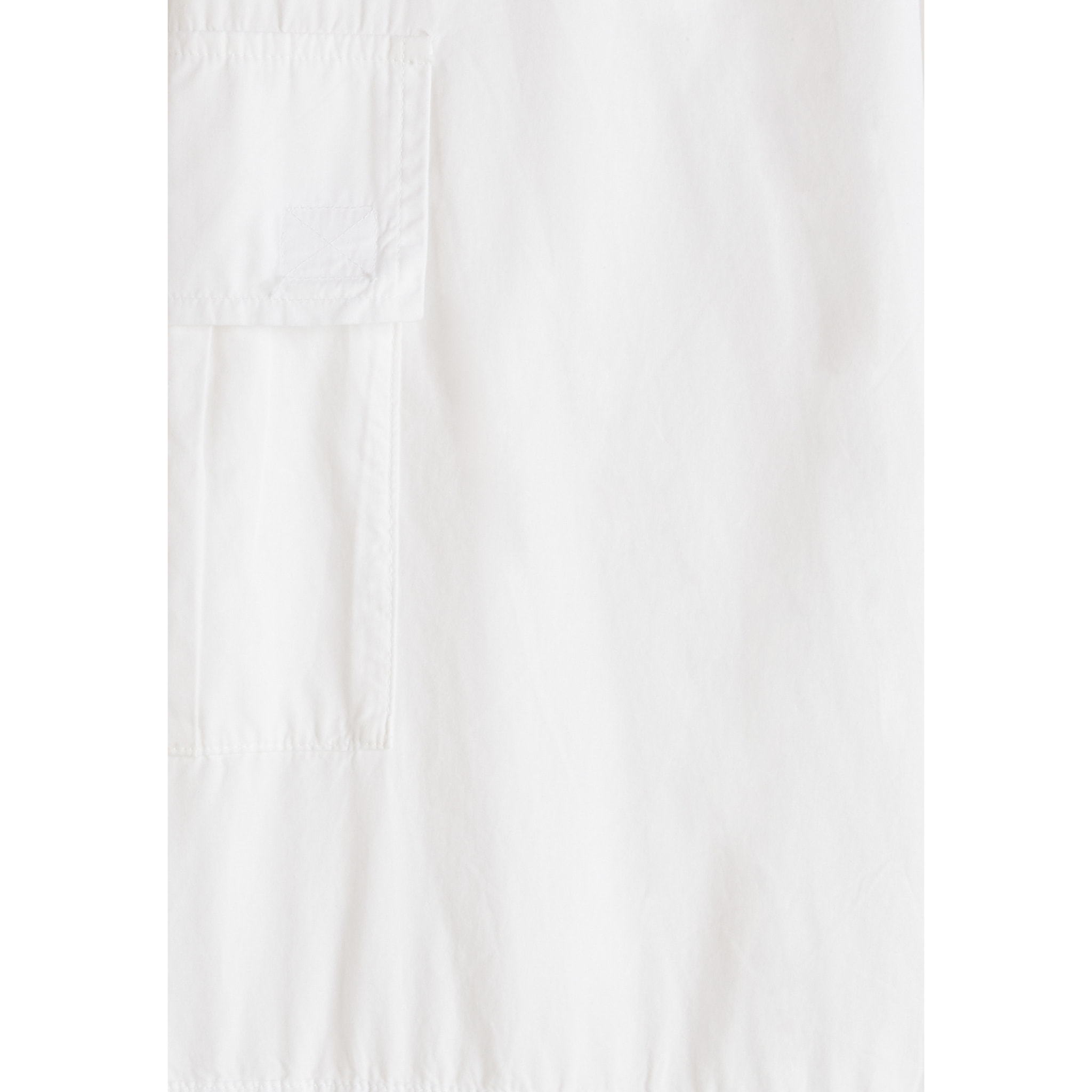 Pantaloni cargo da donna in tessuto popeline tinto capo