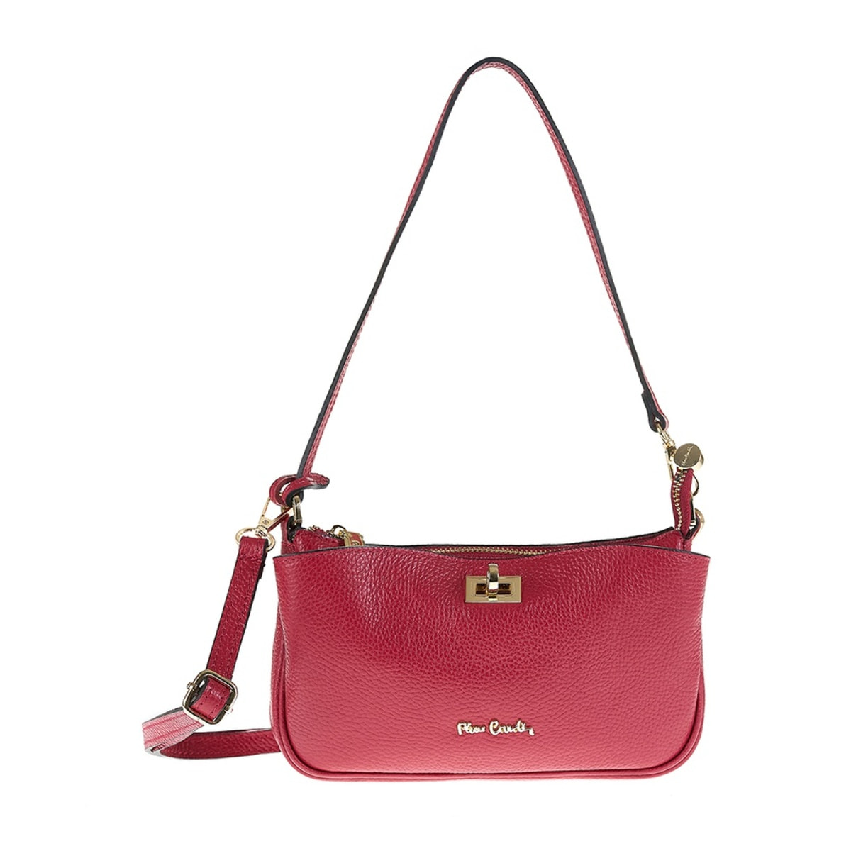 Borsa a spalla da donna Made in Italy - Modello Valoria - 100% pelle - 32.0 x 22.0 x 13.0 cm