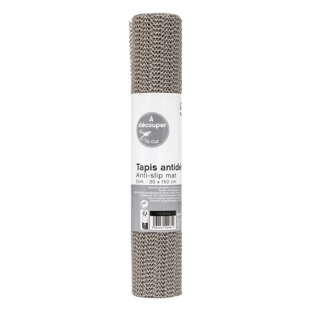 Tapis anti-dérapant 30x150cm Gris