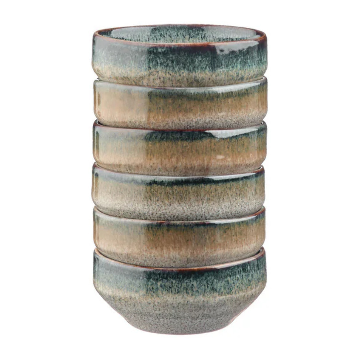 Bol GENESIS Ø8cm - 6 pièces - Terre