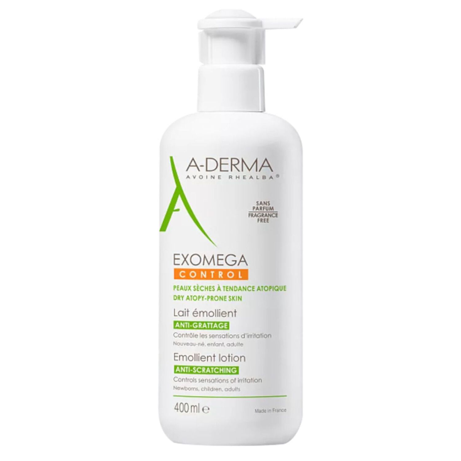 Exomega Control - Lait Emollient Anti-Grattage 400 ml