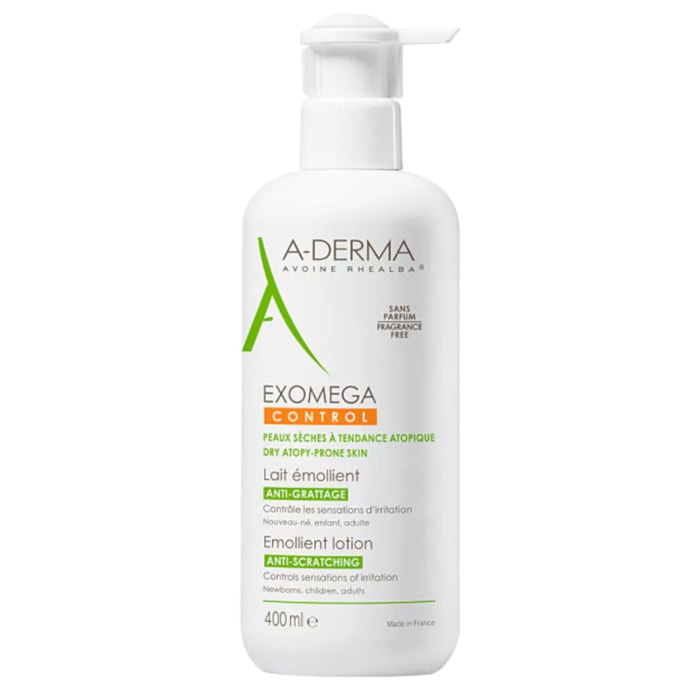 Exomega Control - Lait Emollient Anti-Grattage 400 ml