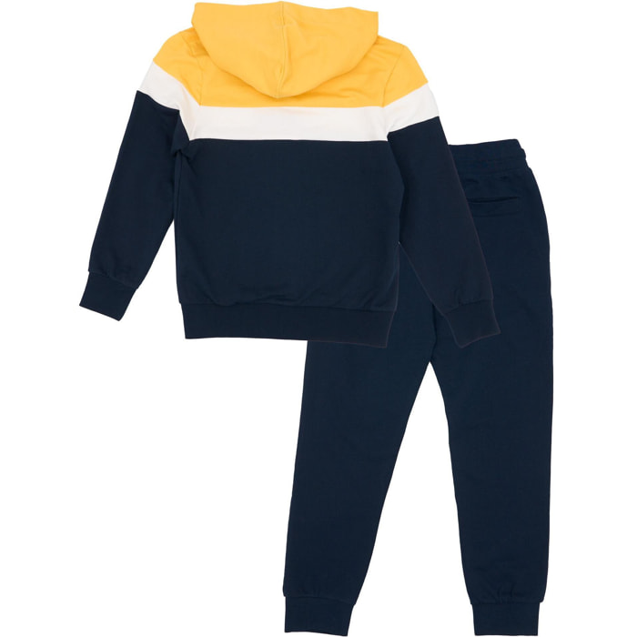 Tuta da bambino non felpata con cappuccio e zip Leone Timeless