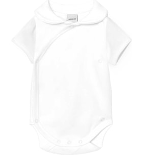 Body cruzado bebé manga corta con cuello