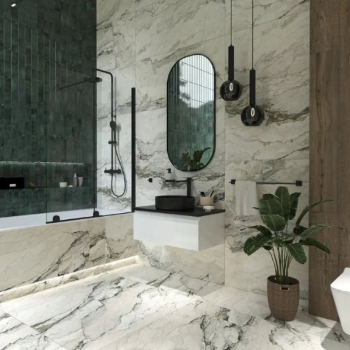 Walk-In Xmotion Pare baignoire 150x117,5 cm, noir (SATWIXMVZ150C)