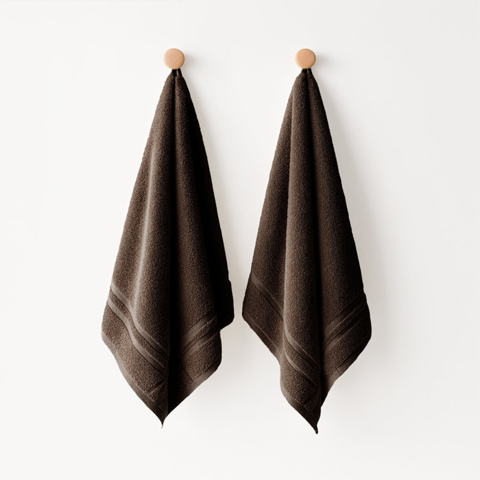 Pack de 2 torchons de cuisine (50x50) CAFÉ