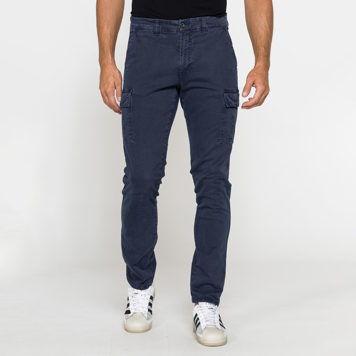 CARGO MOD. 619 SLIM FIT IN PESANTE GABARDINA STRETCH