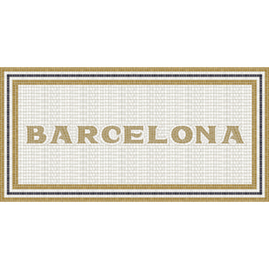 Alfombras vinílicas de Ceramiko - Mosaico romano "Barcelona"