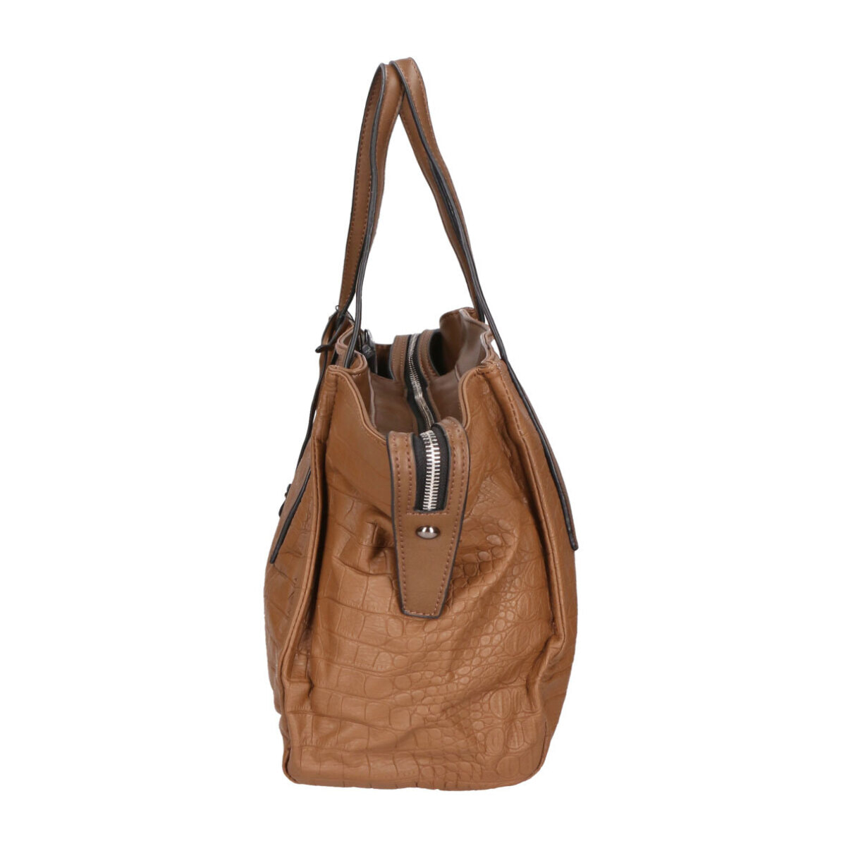 Borsa a spalla  da donna In Vera pelle Made in Italy 41x28x15 cm