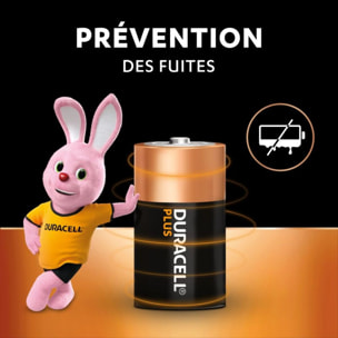 Pile DURACELL LR20 D x2 piles PLUS