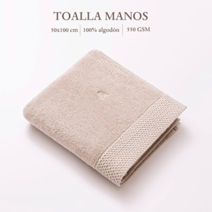 Toalla de manos nidus 50x100 color crema scalpers home