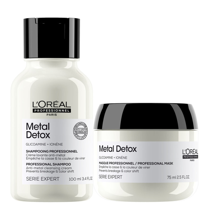 Metal Detox - Coffret Duo Metal Detox Shampooing 100 ml + Masque 75 ml