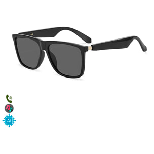 Gafas inteligentes A02-315, control de llamada bluetooth, asistente de voz, traducción AI.