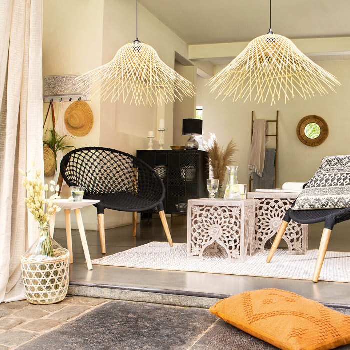 Suspension "Moxa" bambou D76cm