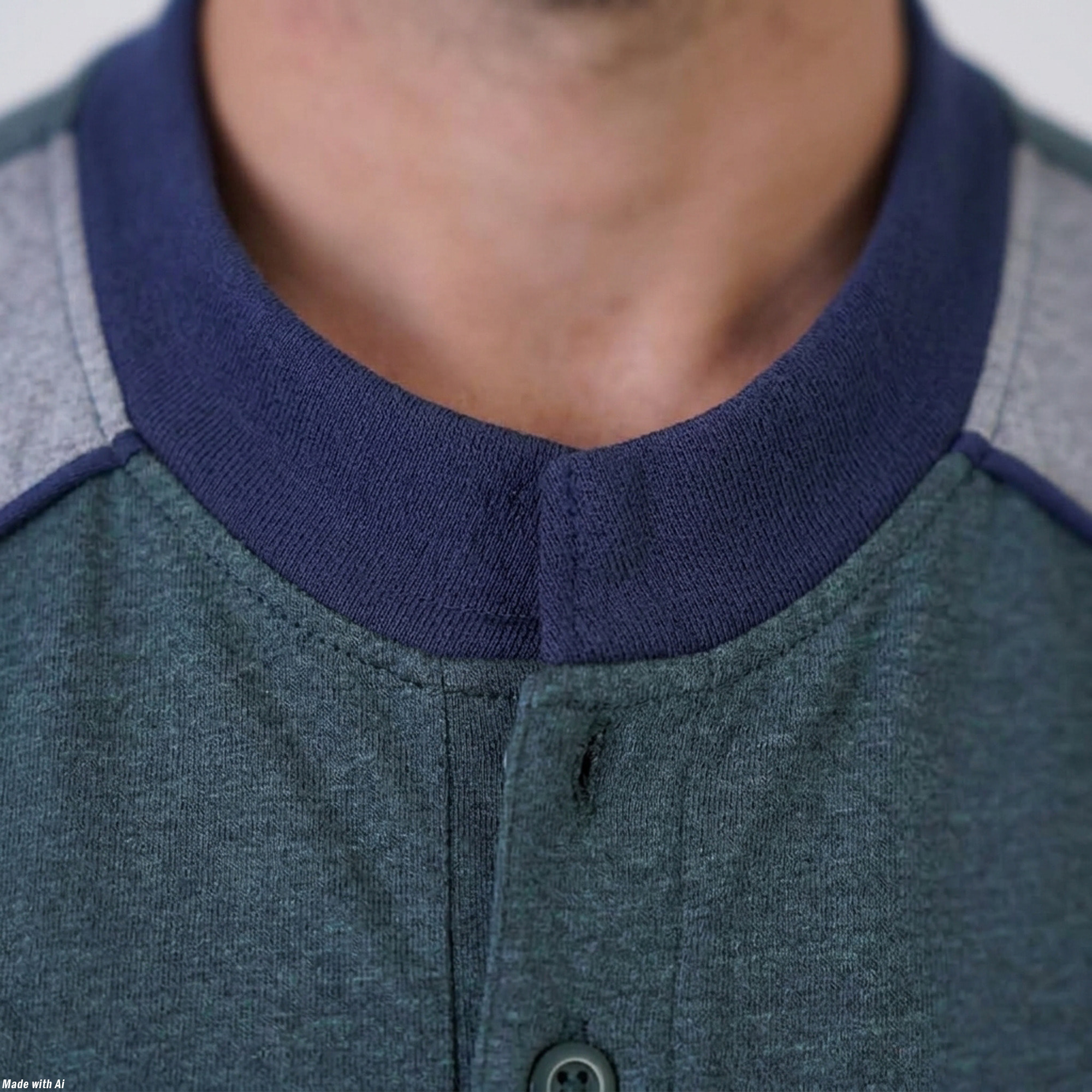 Navigare Pigiama da Uomo in Cotone Interlock Art. 842027 Verde Abisso