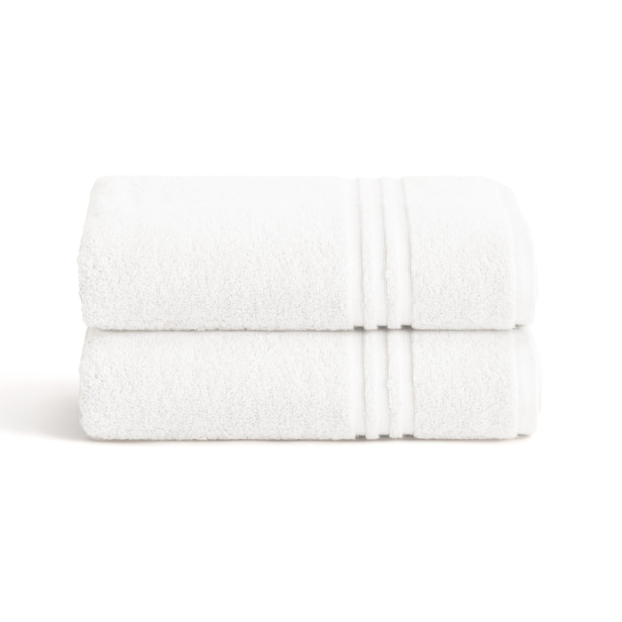 Serviette Éponge 100% Coton Peigné - 700 g/m2 BLANC