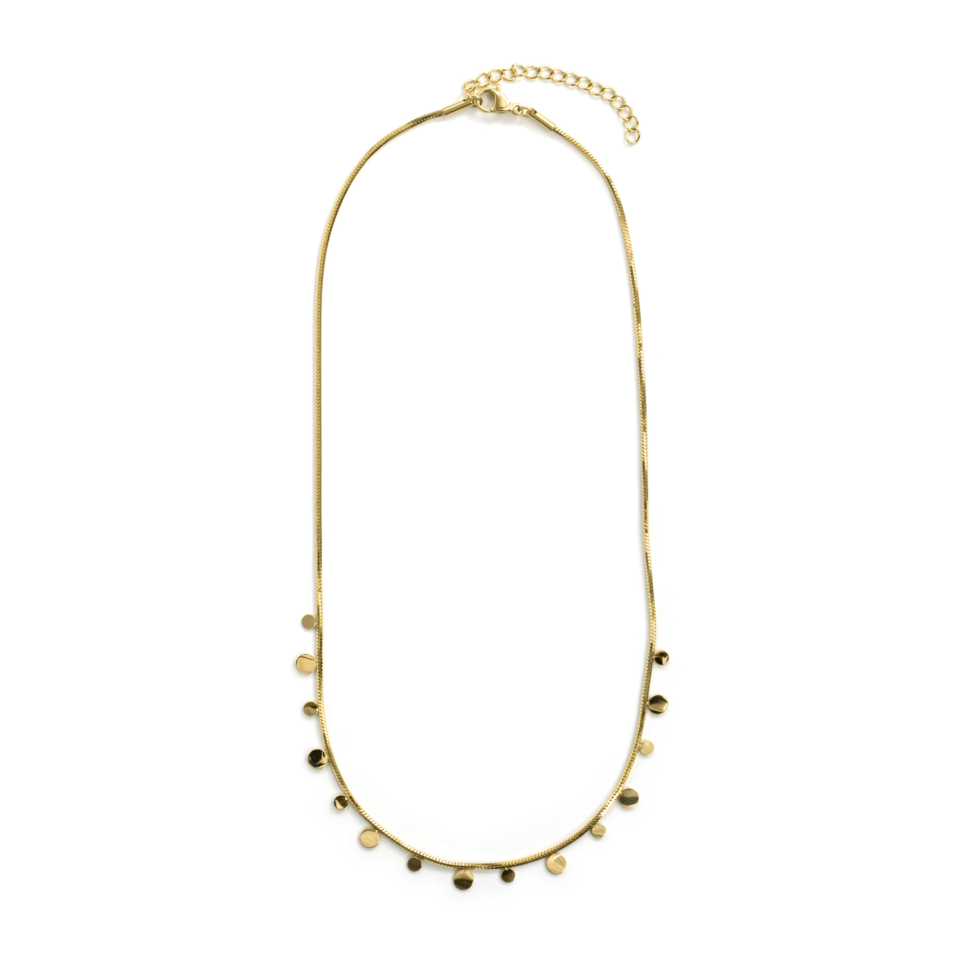 Collar Bahid acabado oro amarillo 18k