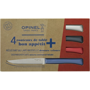 Set de couteaux OPINEL Bon Appétit + Primo 4 couteaux de table