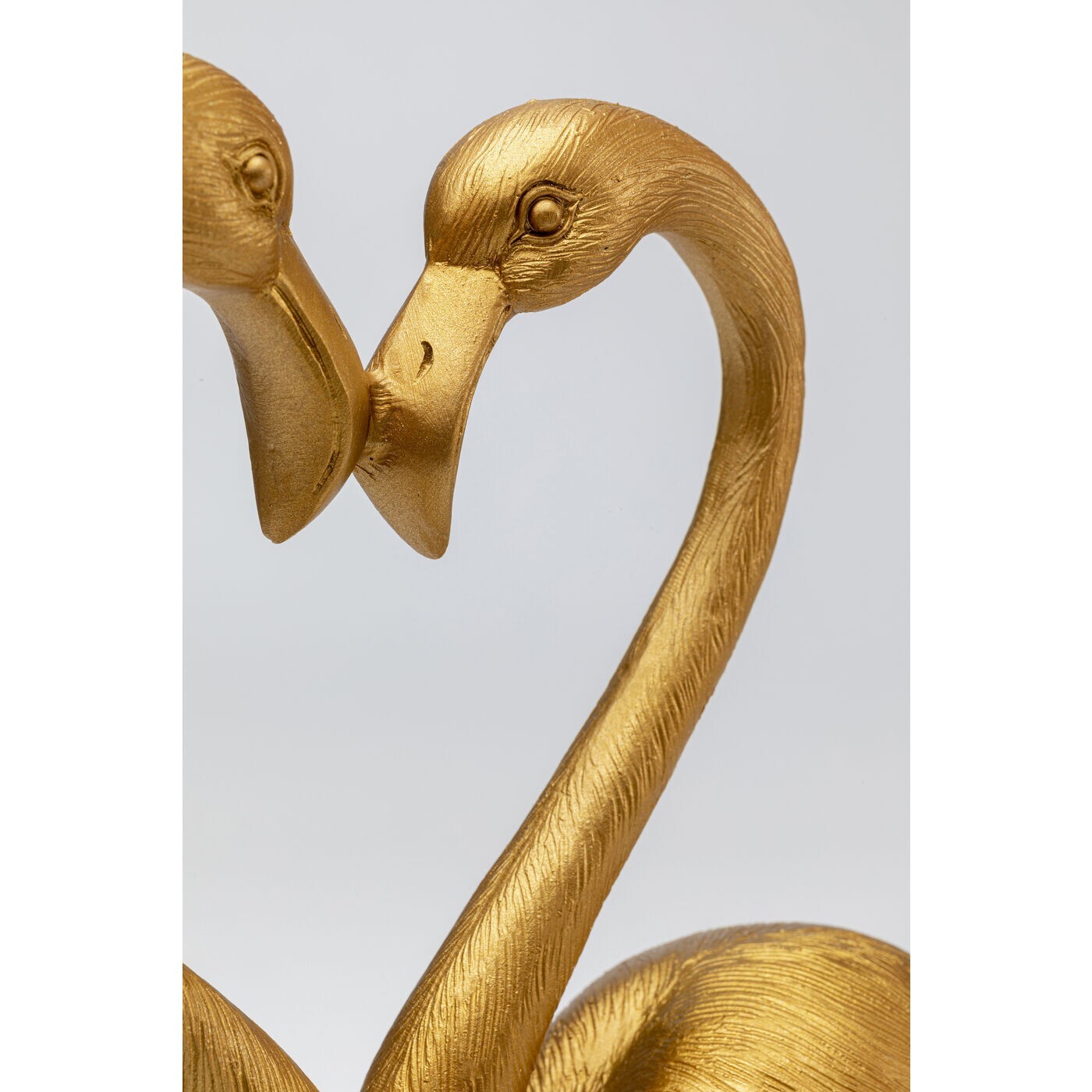 Déco couple cœur flamants dorés Kare Design