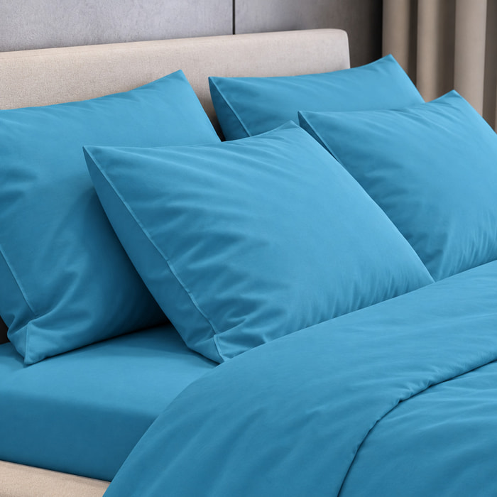 SARTORIALE Completo letto Elegance Tinta Unita in Percalle