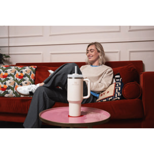 Botella de agua Isotermica - 1,18L - QUENCHER® H2.O FLOWSTATE™ TUMBLER - Cream