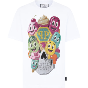 PHILIPP PLEIN T-shirt girocollo a maniche corte SKULL
