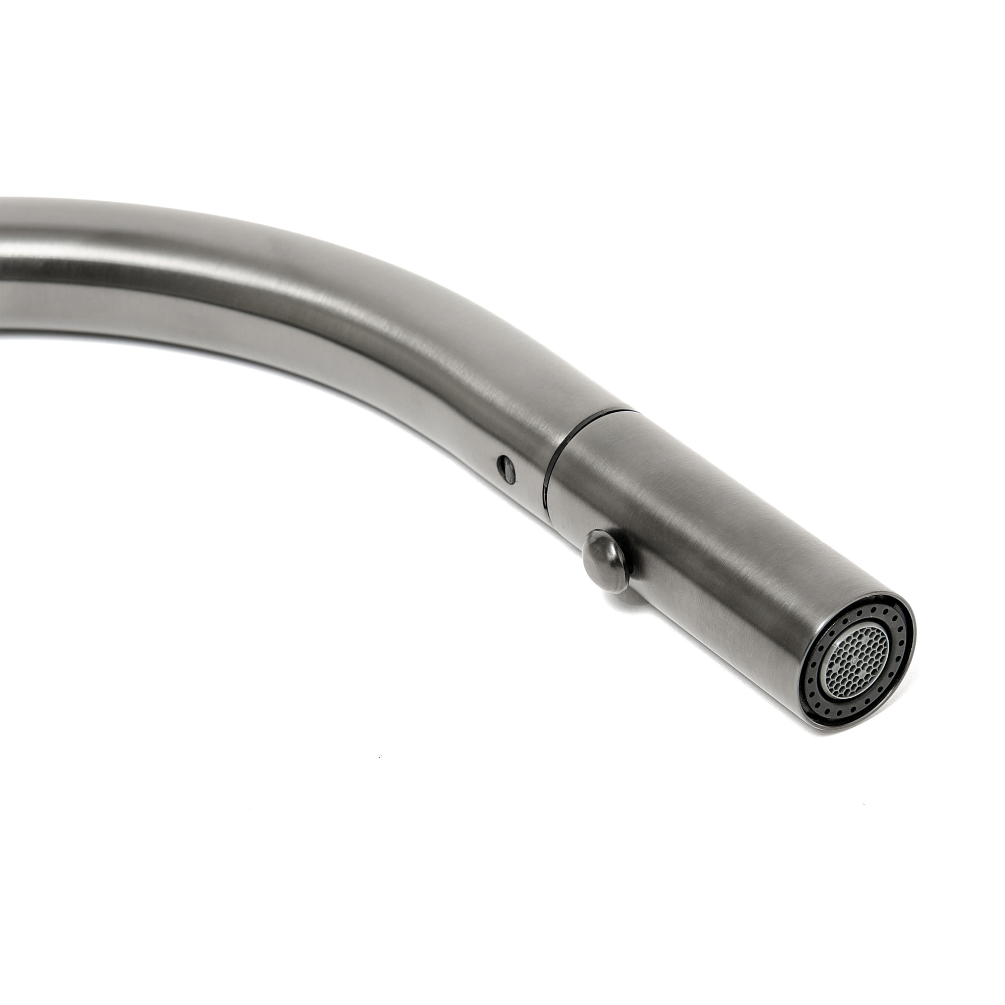Aurum mitigeur évier à levier sur pied 44 cm avec douchette extractible 2 jets, métal brossé (SATBAUR286BGM)