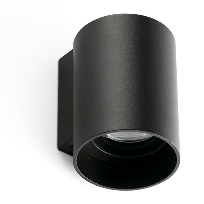 KOV 1L Lampe applique ronde noire 3000K 23°