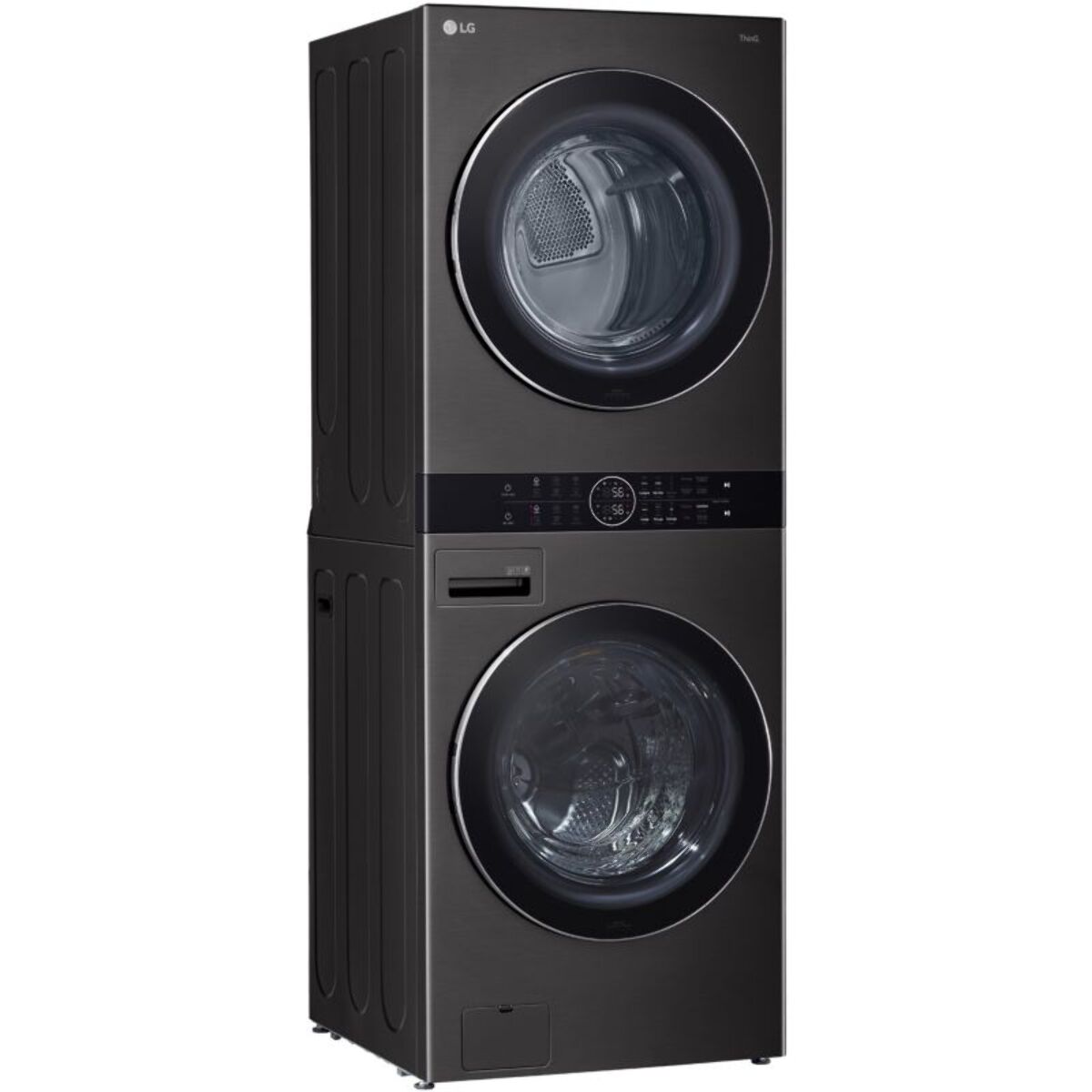 Lave linge séchant hublot LG F761TOWERB Washtower