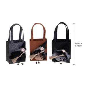 Borse Cm con Befana - Pezzi 2 - 14xH28x13cm - Bianchi Dino SpA