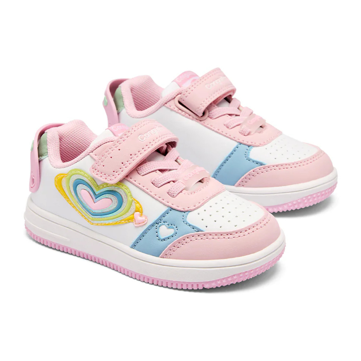 Zapatillas de Niña de Luces con Cierre Adherente
