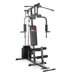 Máquina multiestación musculación FITFIU gym con pesas fitness