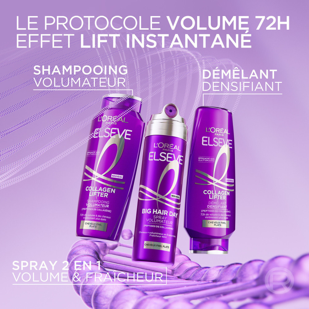 Lot de 12 - L'Oréal Paris Elseve Collagen Lifter Démêlant Densifiant 200ml
