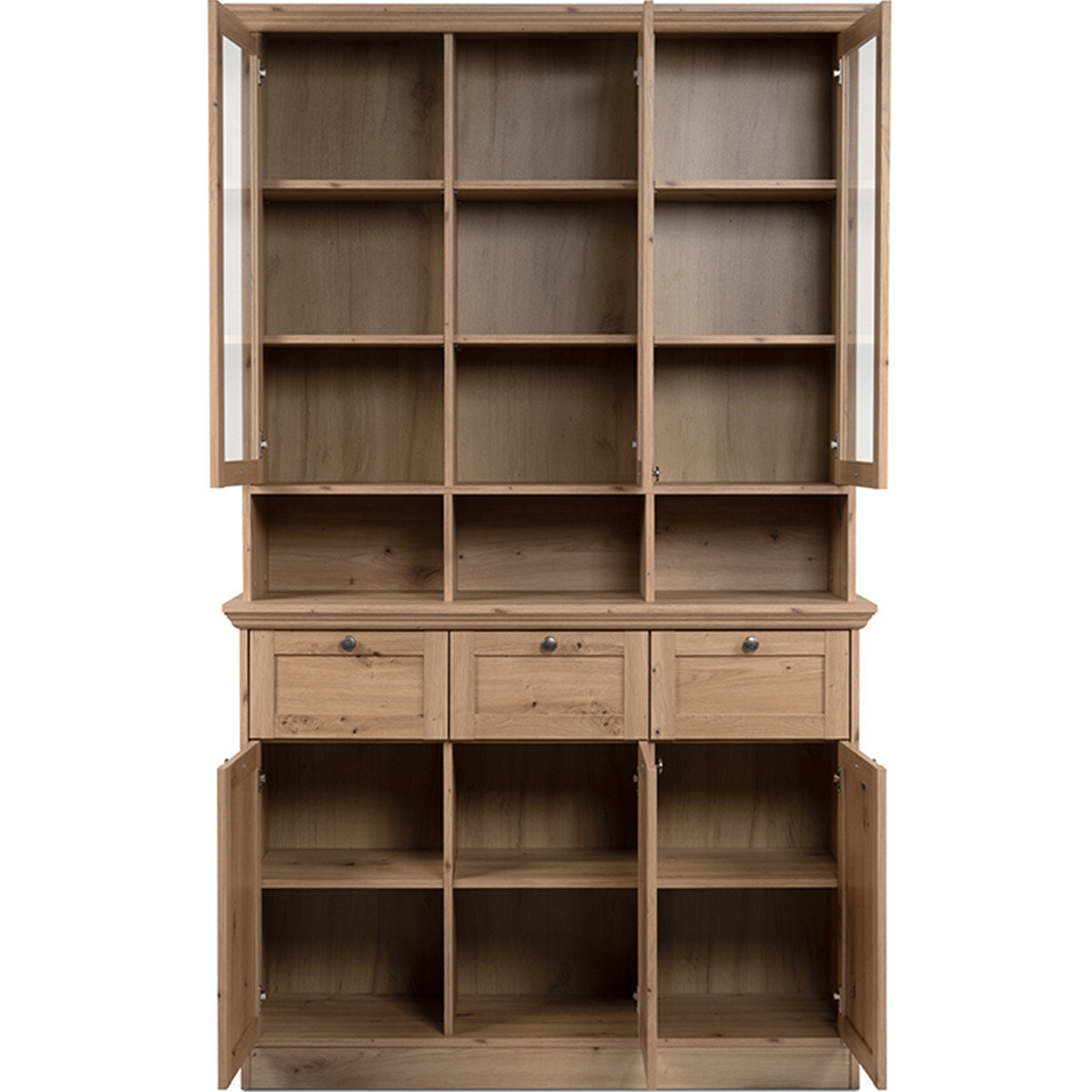 Buffet haut 6 portes 3 tiroirs - SAGA