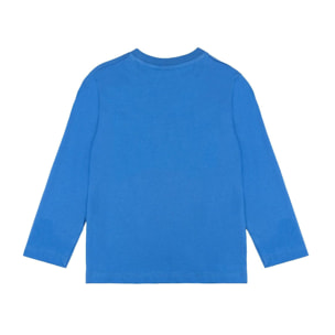 T-shirt da bambino a manica lunga con logo grande Leone 1947 Basic