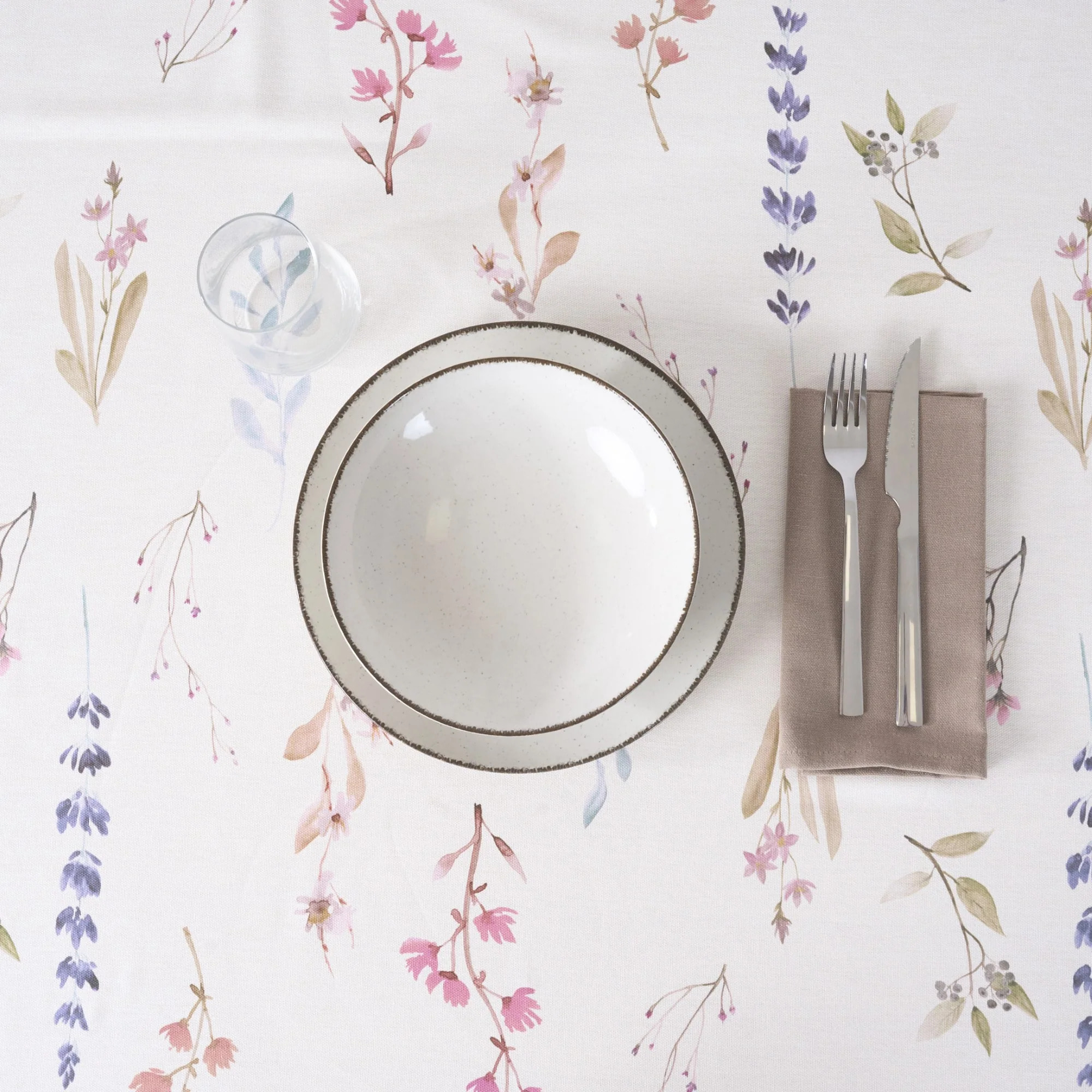 Nappe anti-taches 100 % coton positionnel 1