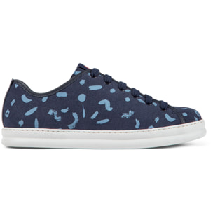 Sneakers - CAMPER Runner Four - Blu - Pelle nabuk