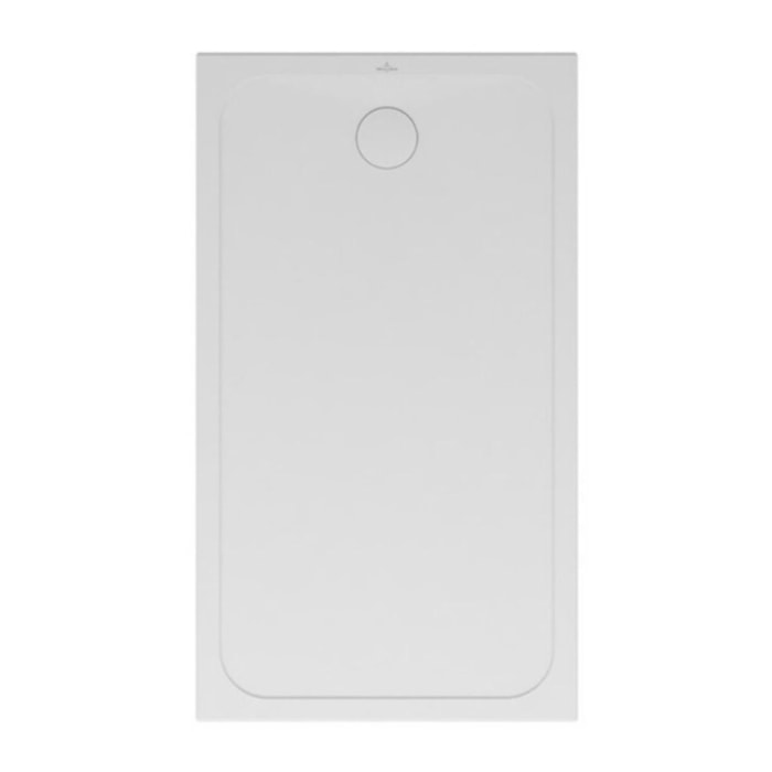 Receveur de douche antidérapant 140 x 80 Lifetime Plus céramique blanc