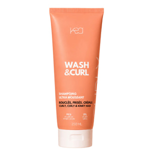 Wash & Curl - Shampooing Ultra Moussant 250 ml