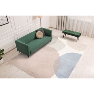 Alfombra de vinilo Calma 200x300 cm -PVC antideslizante, vinilica para cocina o salón, lavable, estilo abstracto