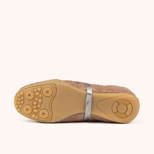 Zapatilla de Fútbol Retro-Futuro con Textura Yeti Marrón MUNICH MUNDIAL STRADA YETI 06