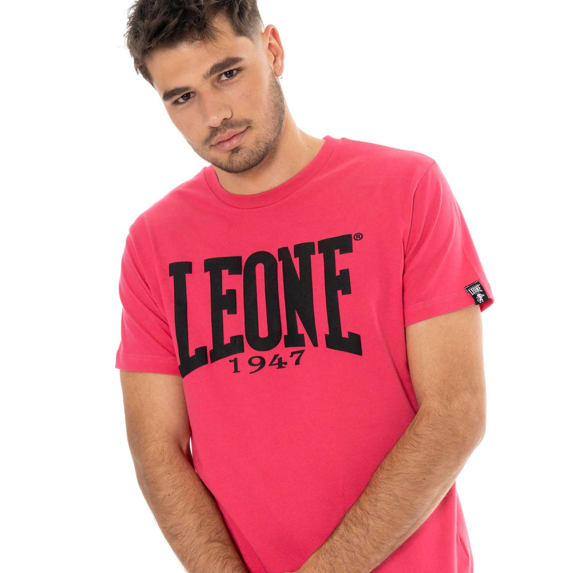 T-shirt da uomo in cotone elasticizzato Leone Summer Vibes