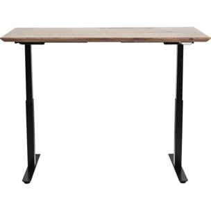 Bureau Smart Symphony noyer noir 160x80cm Kare Design