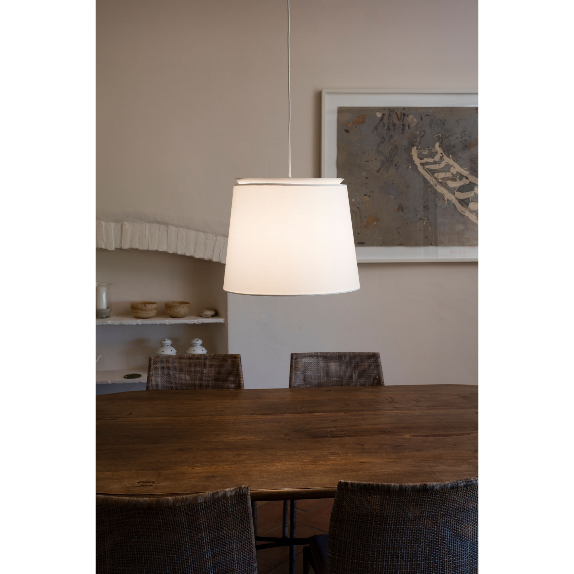 SAVOY Lampe suspension blanc/blanc