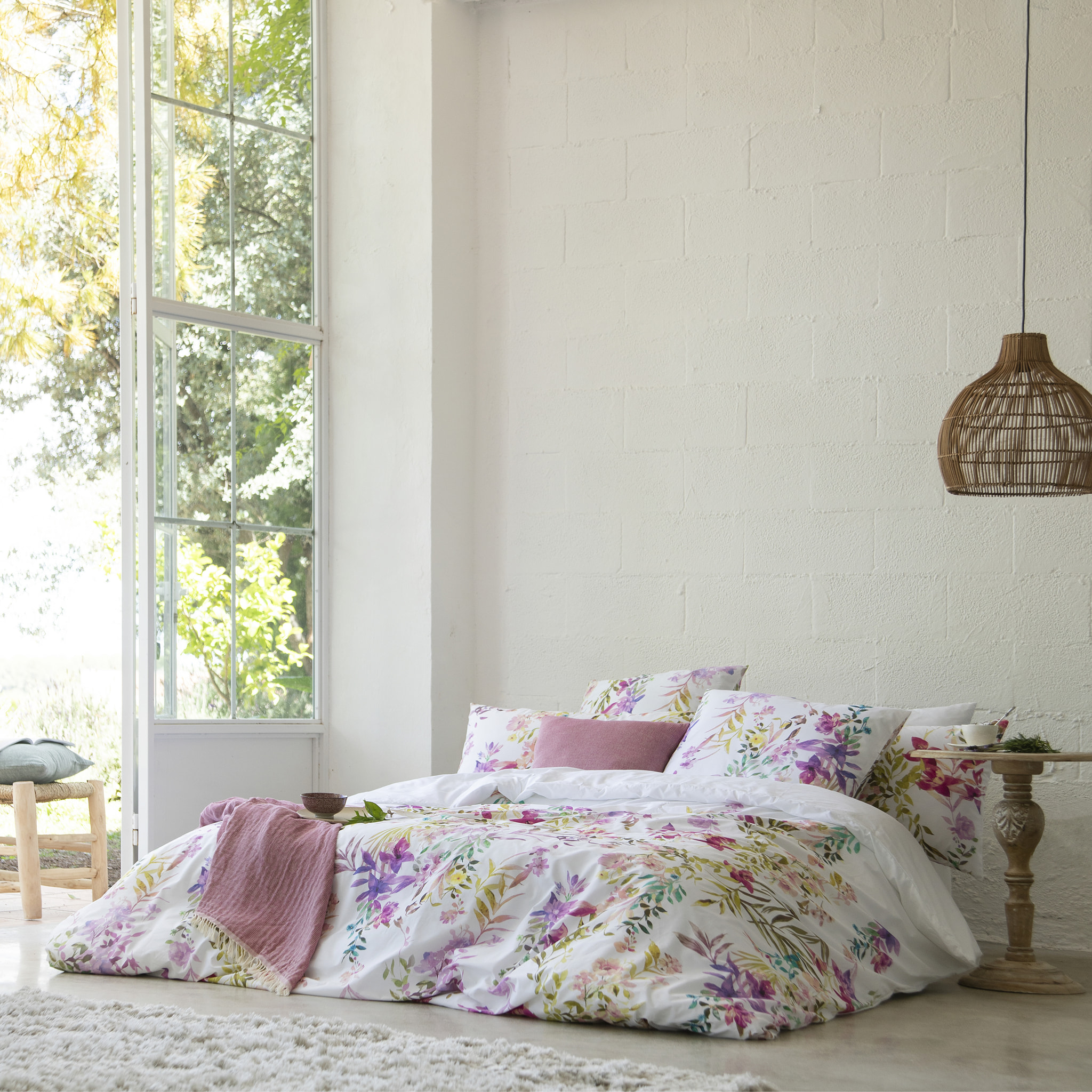 Housse de couette FLORALINK 100% coton 79 cm/2