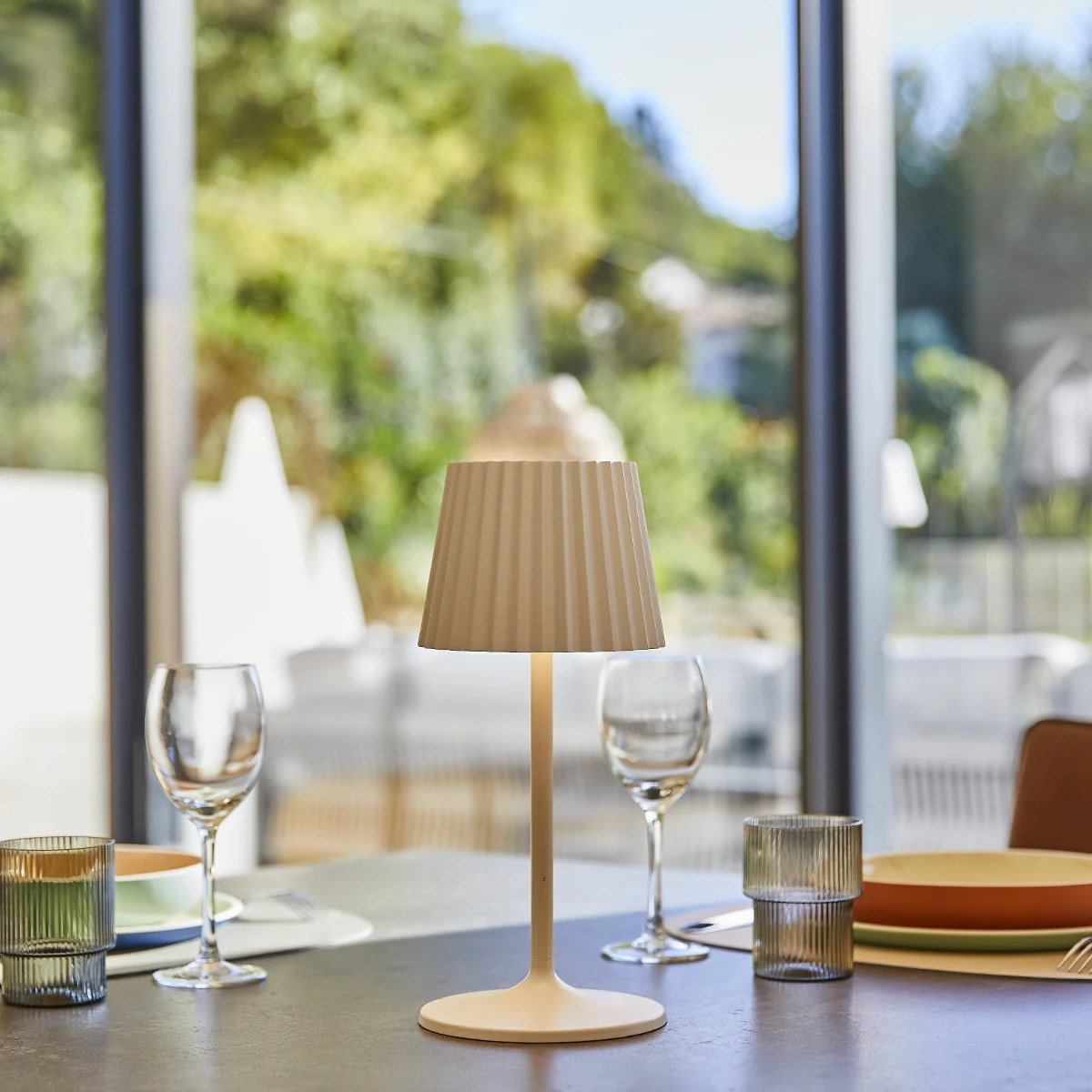 Lampe de table sans fil ABBY H29CM