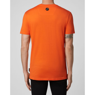 PHILIPP PLEIN T-shirt Round Neck SS Skeleton