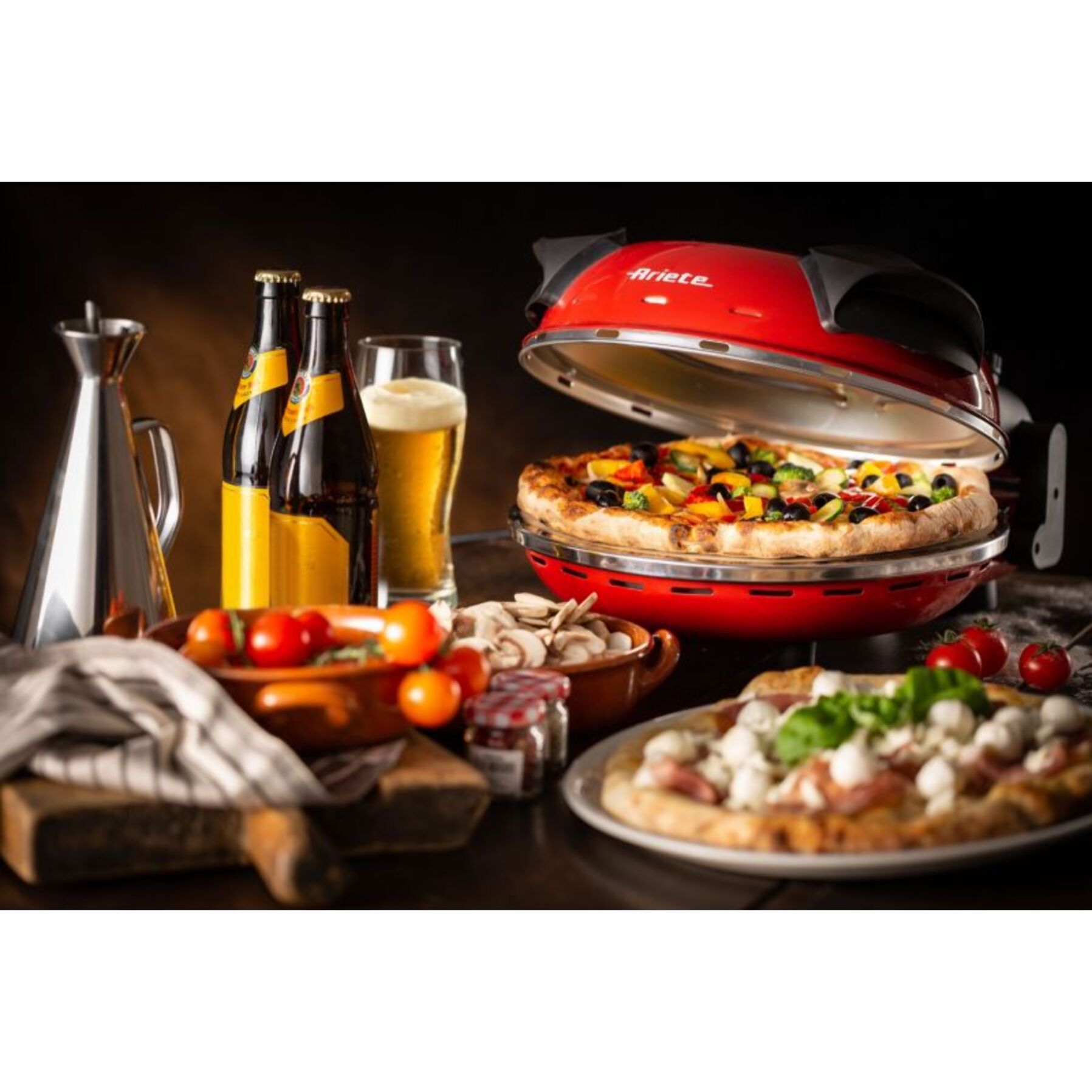 Four à pizza électrique ARIETE Da Gennaro 909ROUGE