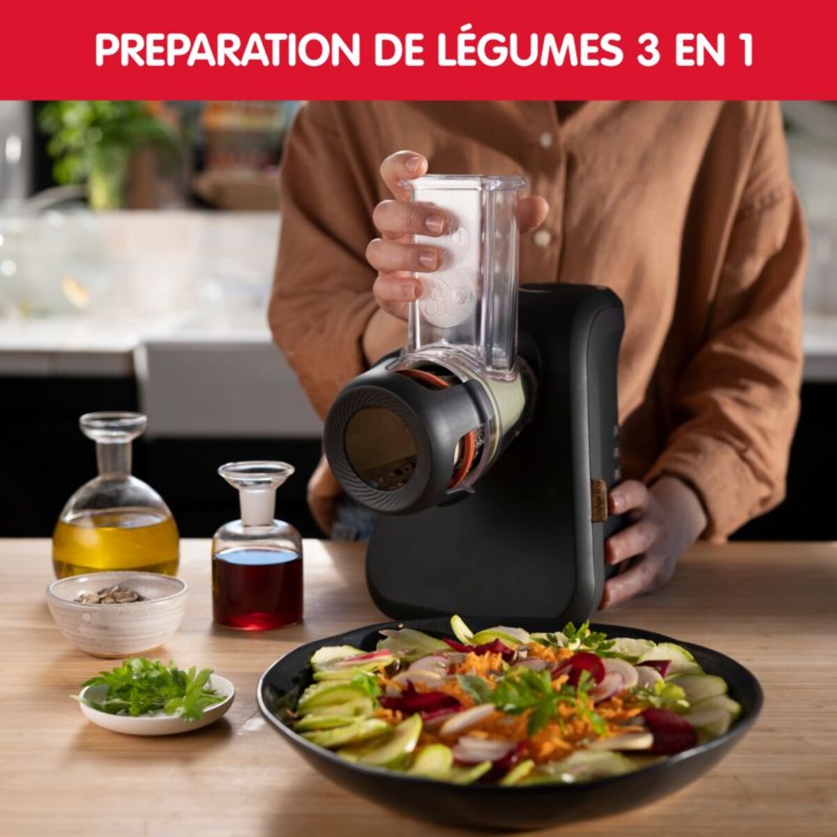 Rapeur trancheur MOULINEX DJ77EN10 FRESH EXPRESS ECO RESPECT