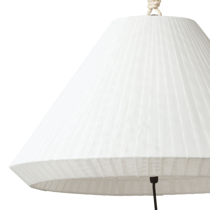 SAIGON OUT Lámpara portátil y colgante gris/blanco mate T70 hole cap